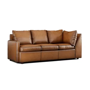 Leather Left Arm Sofa