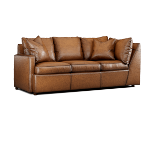 Leather Left Arm Corner Sofa