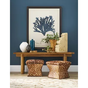 Leather Ottoman