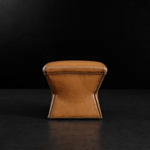 Leather Ottoman