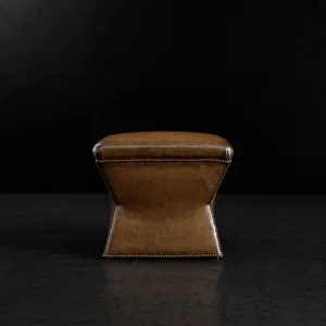 Leather Ottoman