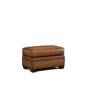Leather Ottoman