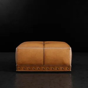 Leather Ottoman