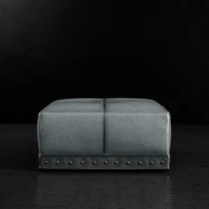 Leather Ottoman