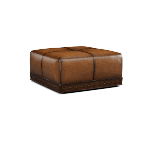 Leather Ottoman