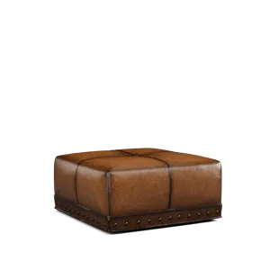 Leather Ottoman