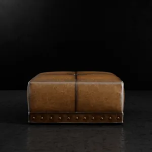 Leather Ottoman