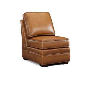 Leather Sectional Armless Chair