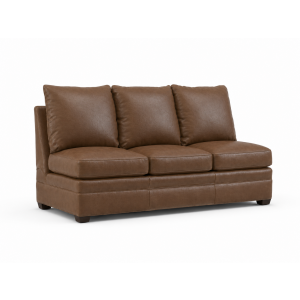 Leather Sectional Armless Sofa