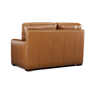 Leather Sectional Right Arm Loveseat