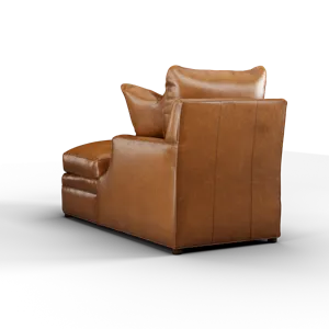 Leather Sectional Right Arm Chaise