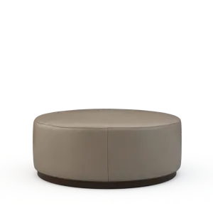 Leather Ottoman