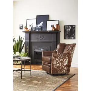 Leather Motion Swivel Chair