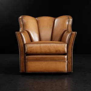 Leather Motion Swivel Chair