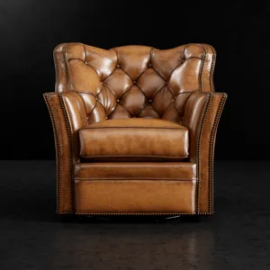 Leather Motion Swivel Chair