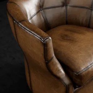 Leather Swivel Chair