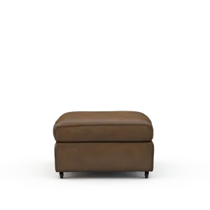 Leather Ottoman