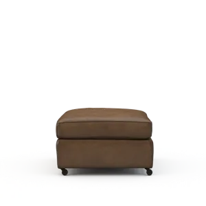 Leather Ottoman