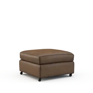 Leather Ottoman