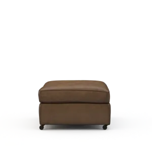 Leather Ottoman