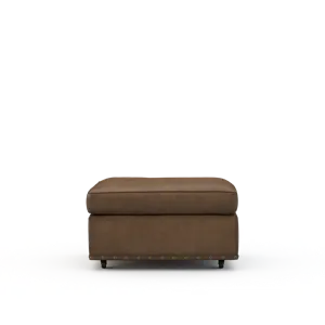 Leather Ottoman