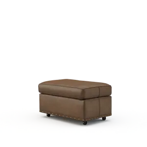 Leather Ottoman