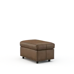 Leather Ottoman