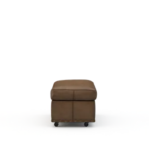 Leather Ottoman