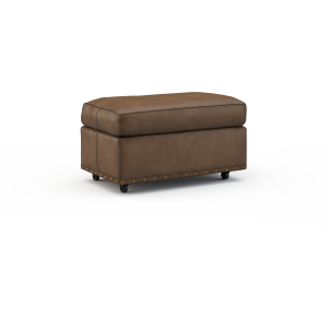 Leather Ottoman