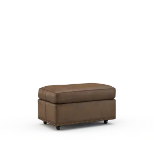 Leather Ottoman