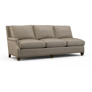 Leather Left Arm Sofa