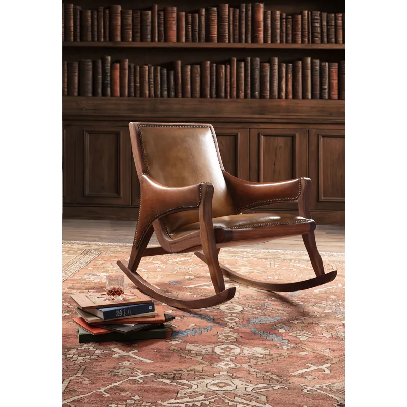 Leather Rocking Chair