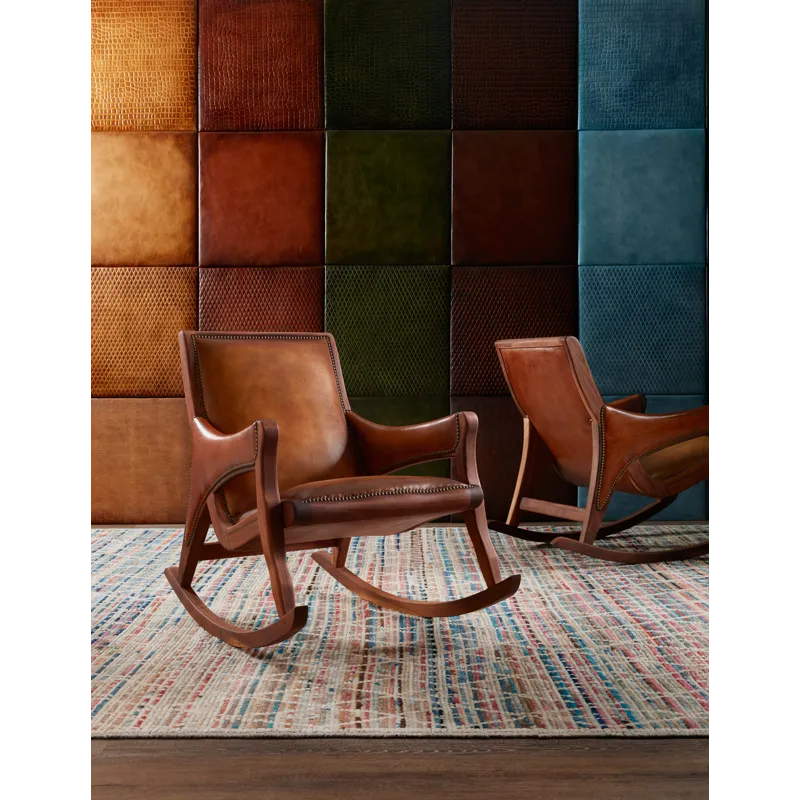 Leather Rocking Chair