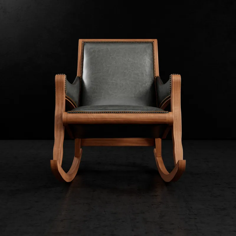 Leather Rocking Chair