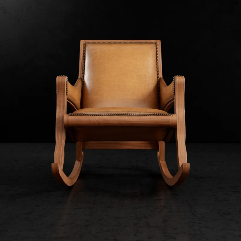 Leather Rocking Chair
