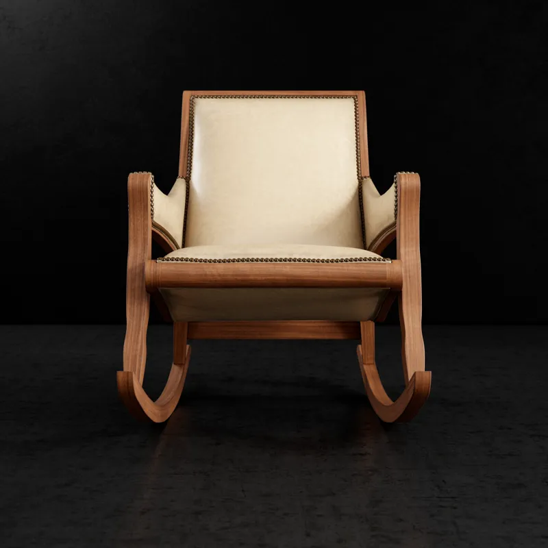 Leather Rocking Chair