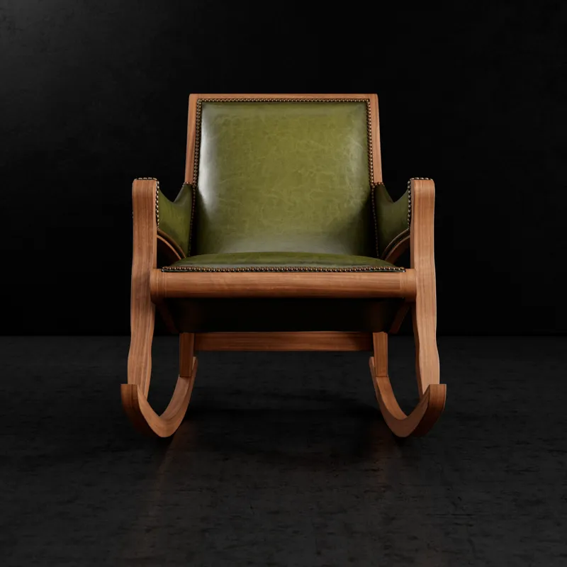 Leather Rocking Chair