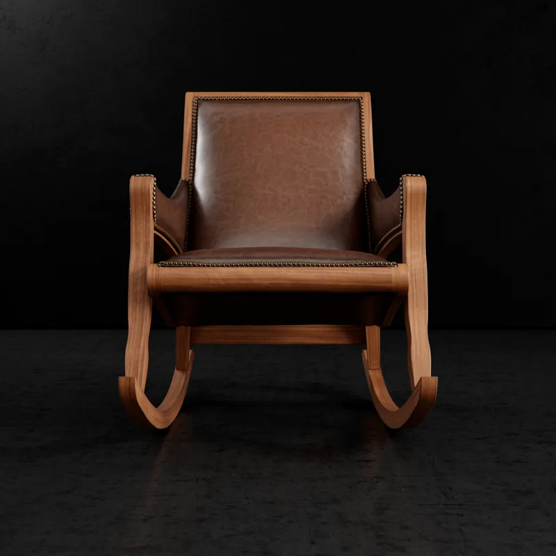 Leather Rocking Chair