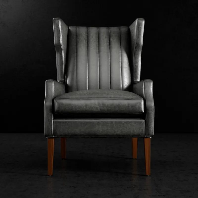 Leather Wing Chair
