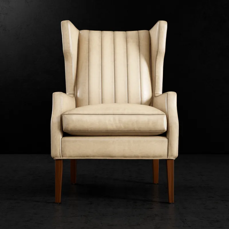 Leather Wing Chair