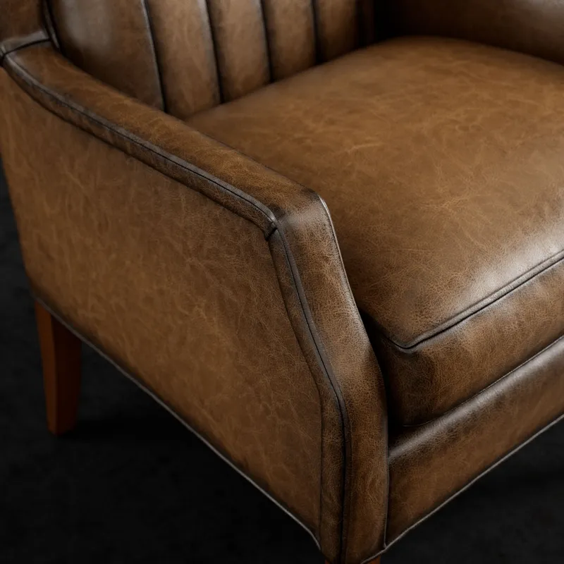 Leather Wing Chair
