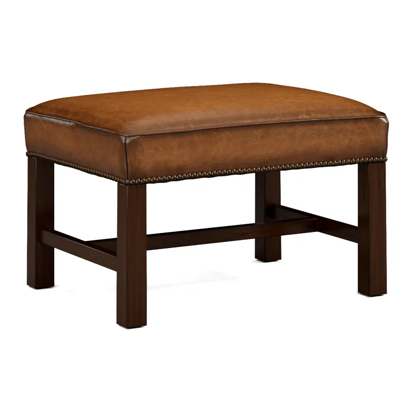 Leather Ottoman