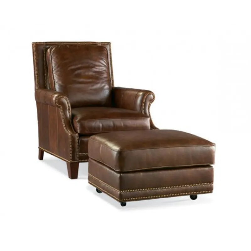 Leather Ottoman