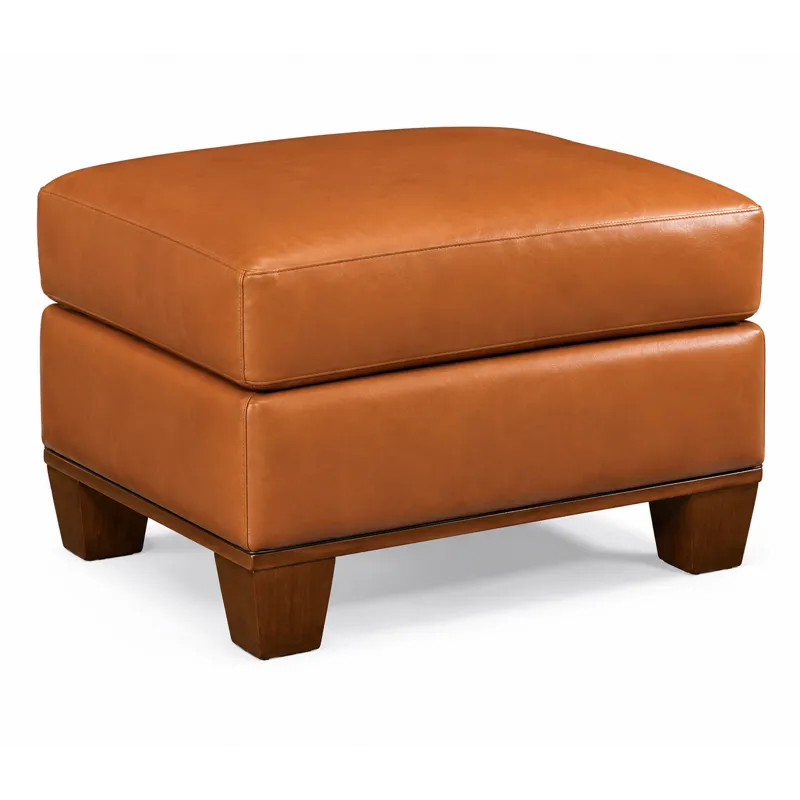 Leather Ottoman