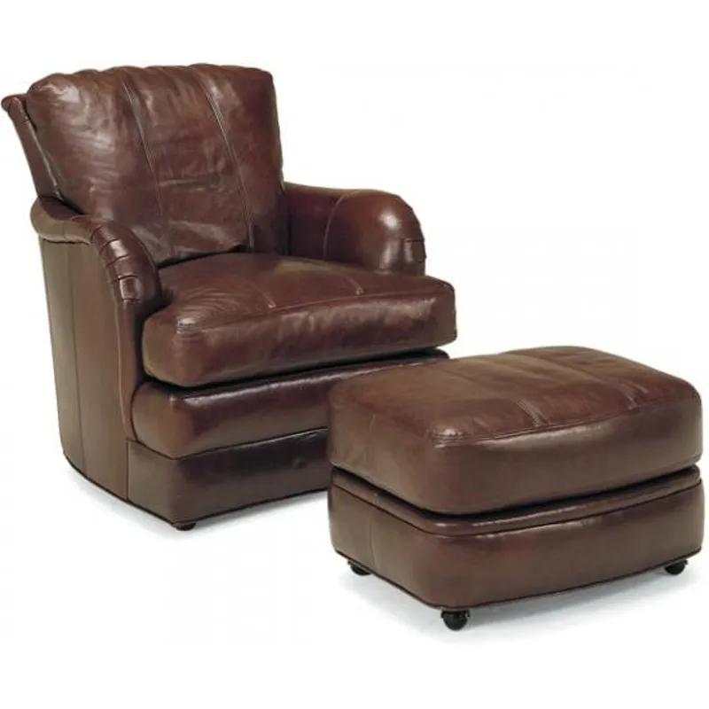 Leather Ottoman