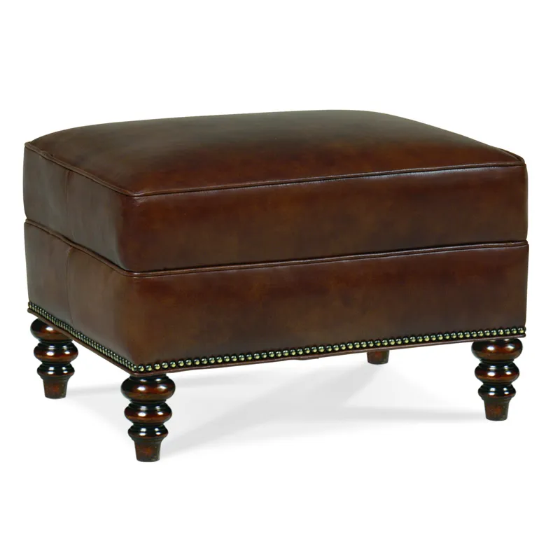 Leather Ottoman