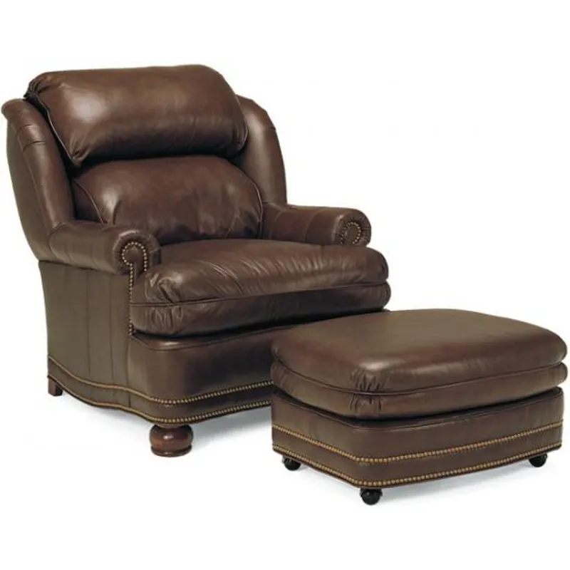 Leather Ottoman