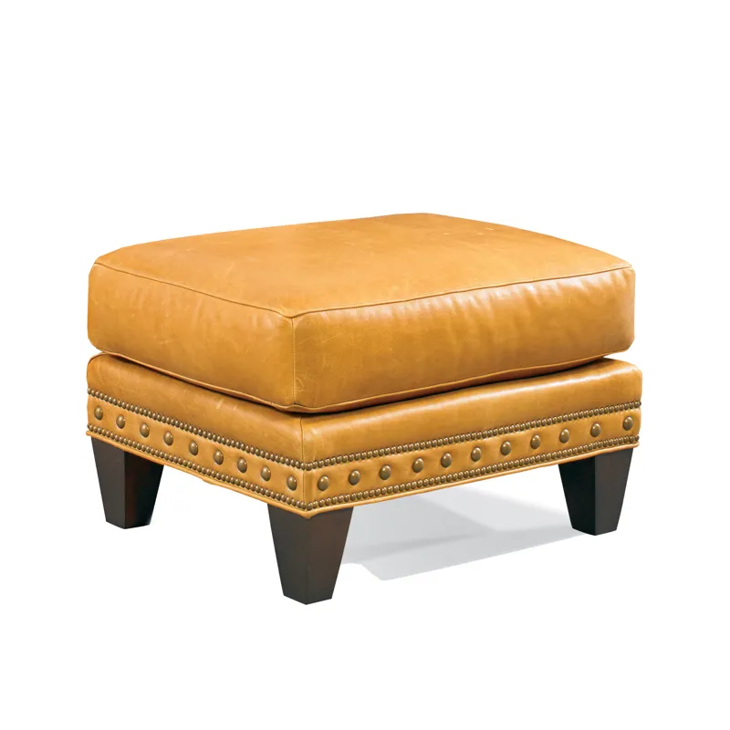 Leather Ottoman