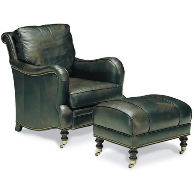 Leather Ottoman