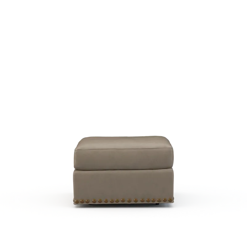 Leather Ottoman